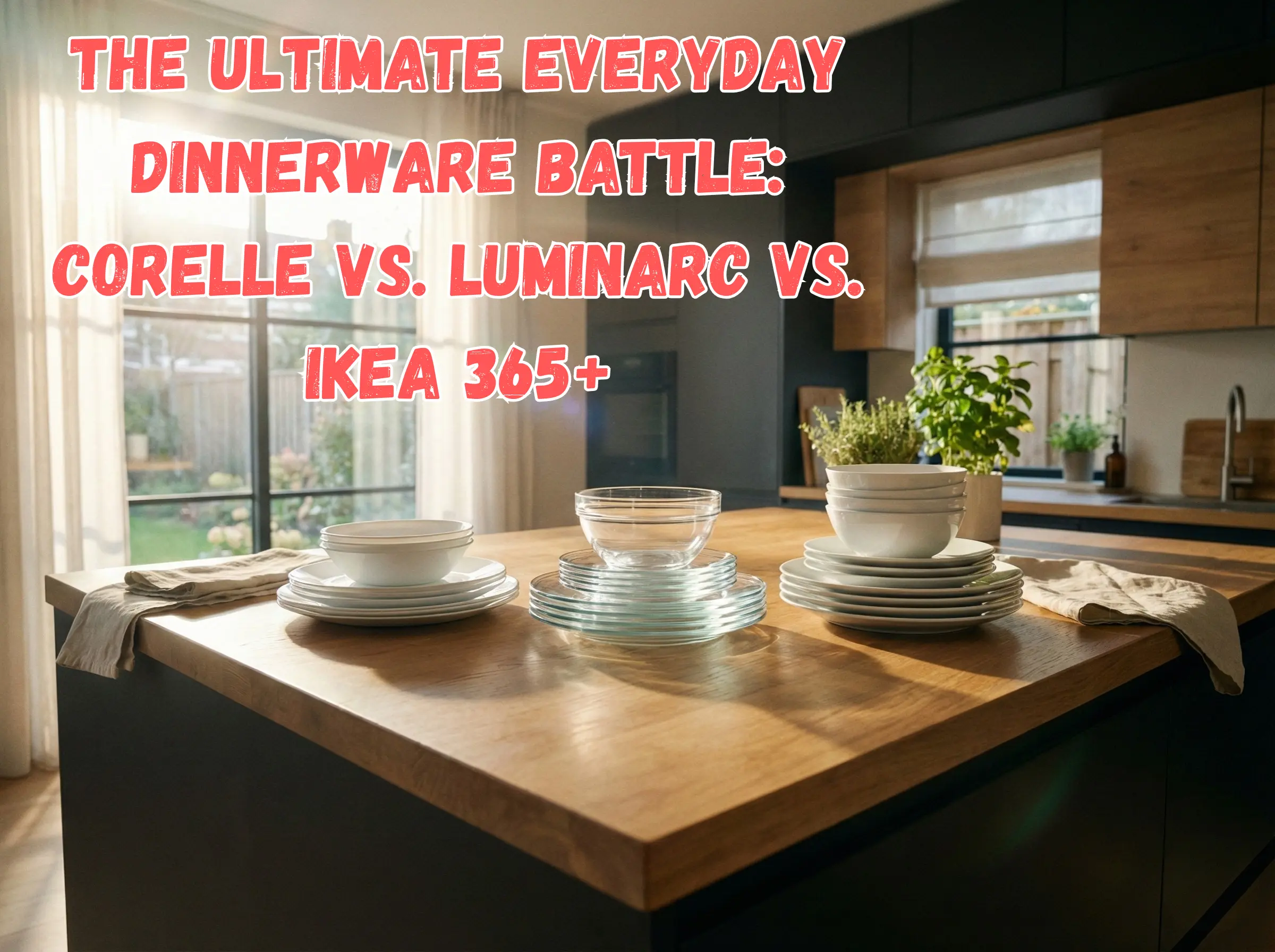 The Ultimate Everyday Dinnerware Battle: Corelle vs. Luminarc vs. IKEA 365+