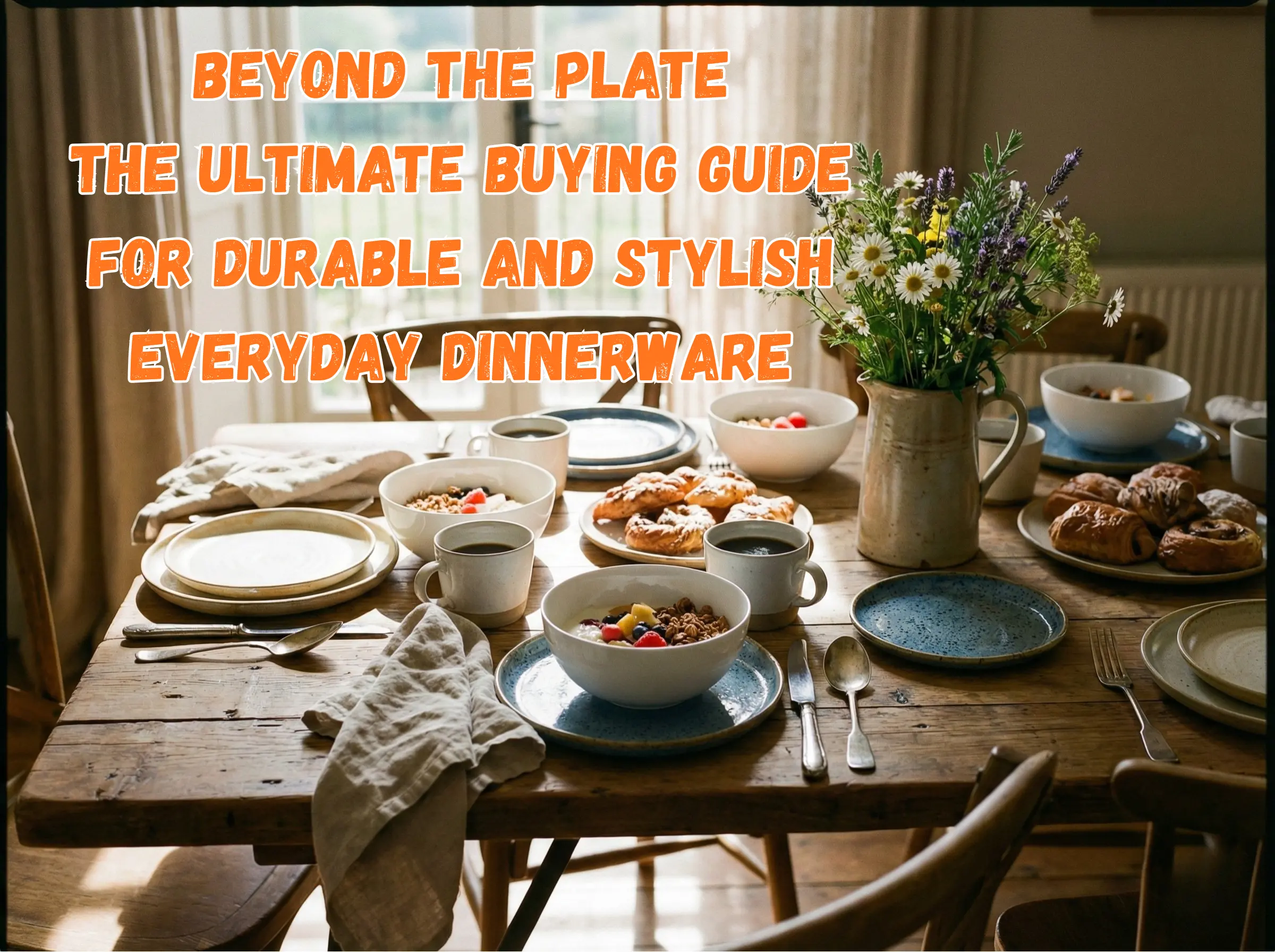 Beyond the Plate: The Ultimate Buying Guide for Durable and Stylish Everyday Dinnerware