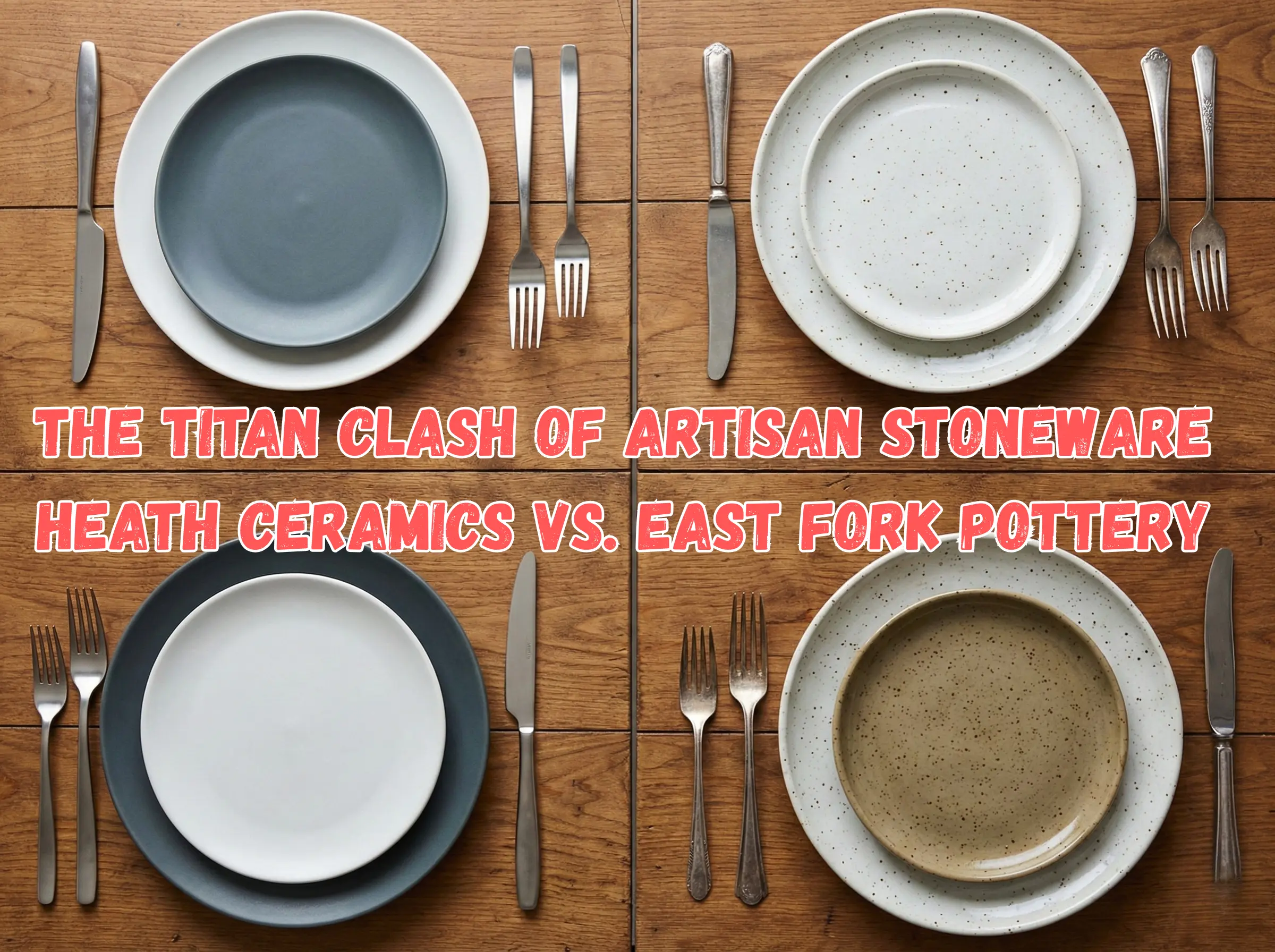 The Titan Clash of Artisan Stoneware: Heath Ceramics vs. East Fork Pottery