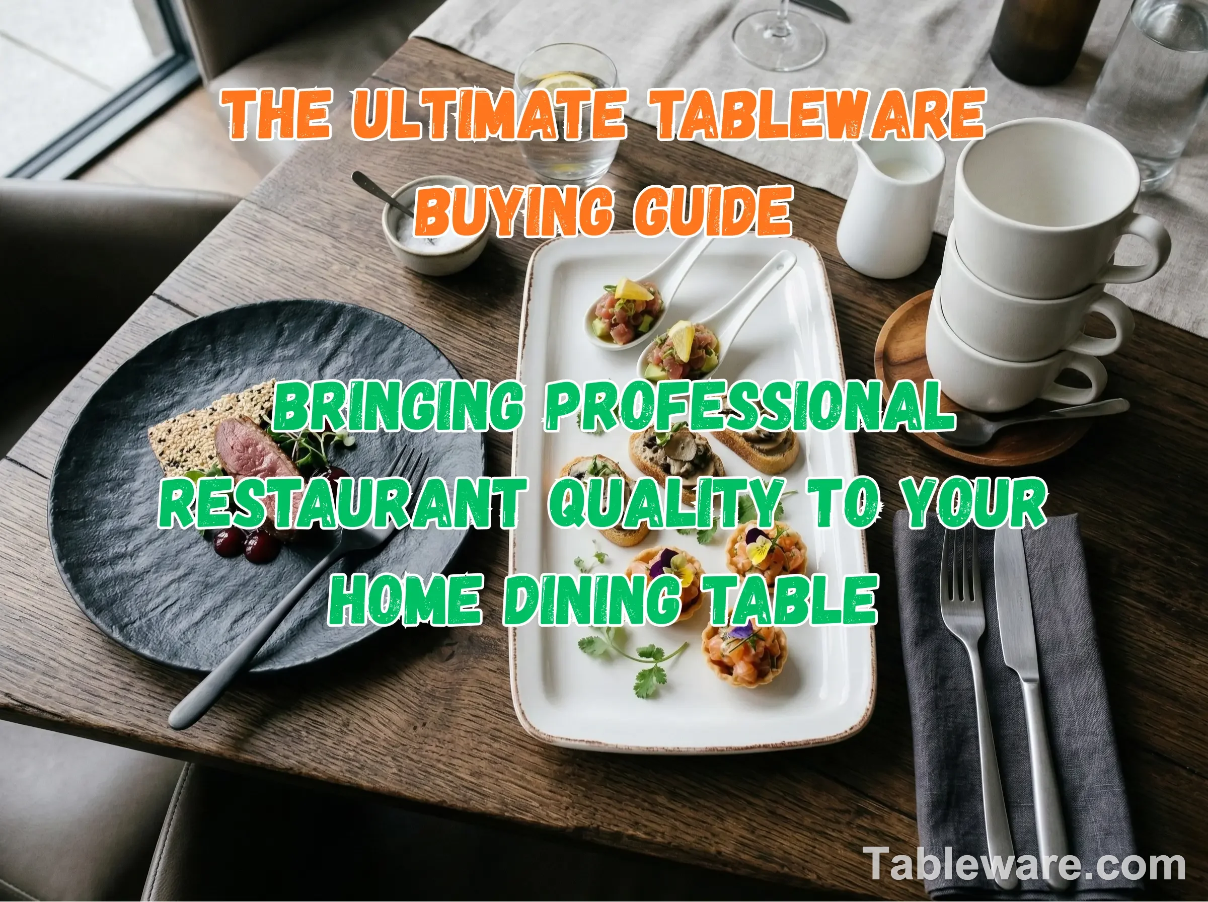 The Ultimate Tableware Buying Guide: Bringing Professional Restaurant Quality to Your Home Dining Table