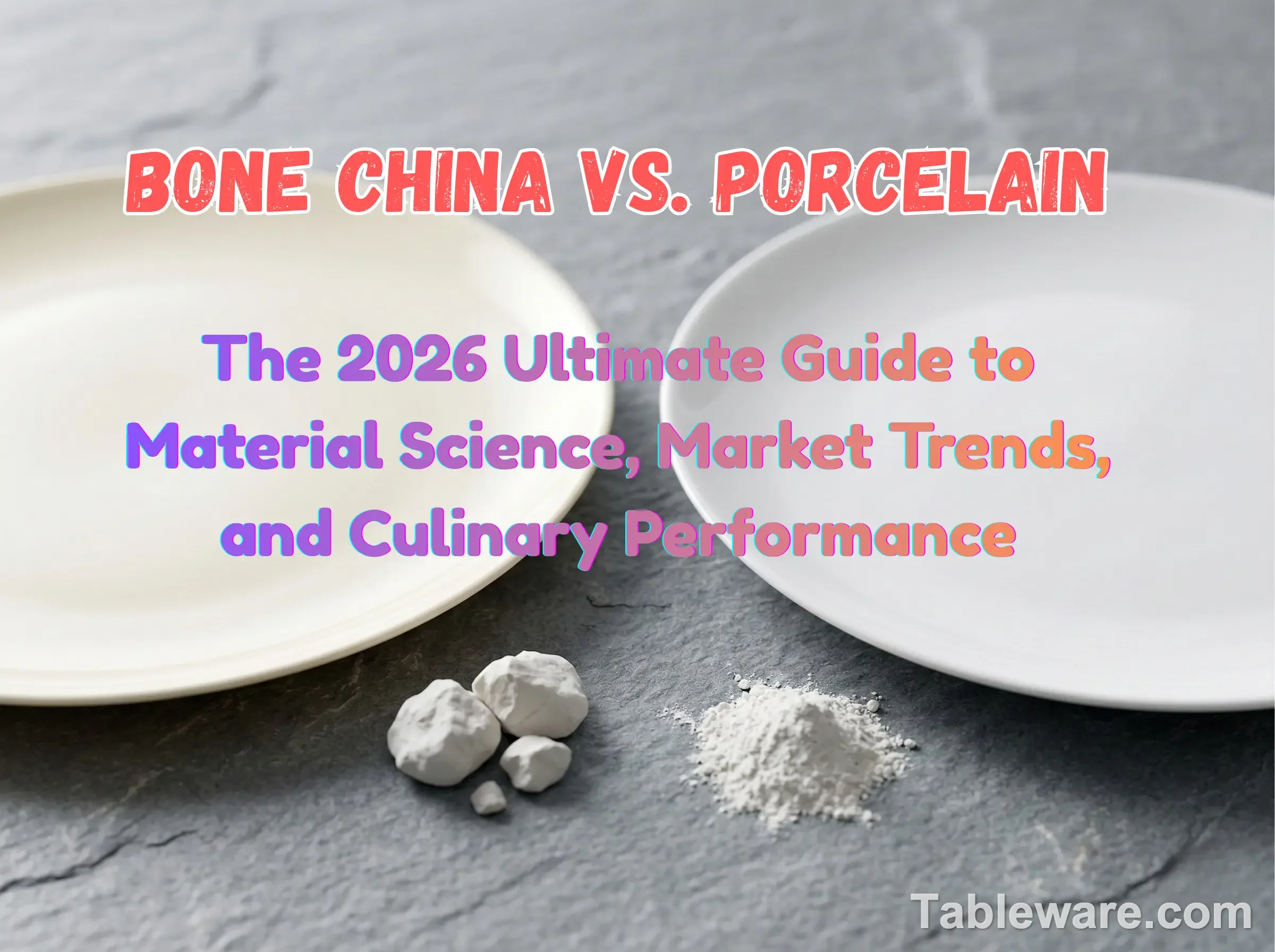 Bone China vs. Porcelain: The 2026 Ultimate Guide to Material Science, Market Trends, and Culinary Performance